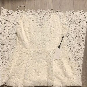 ASTR the label midi lace dress